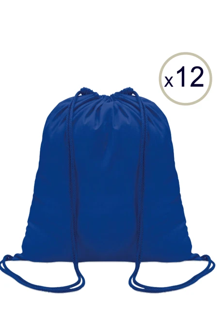 Bolsa Mochila x 12 unidades Azul Royal