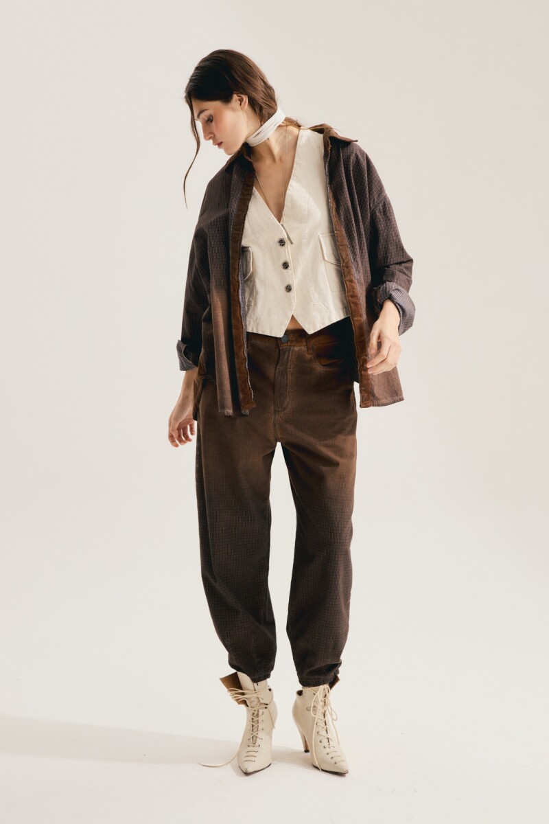 CAMISA NOMAD Marron