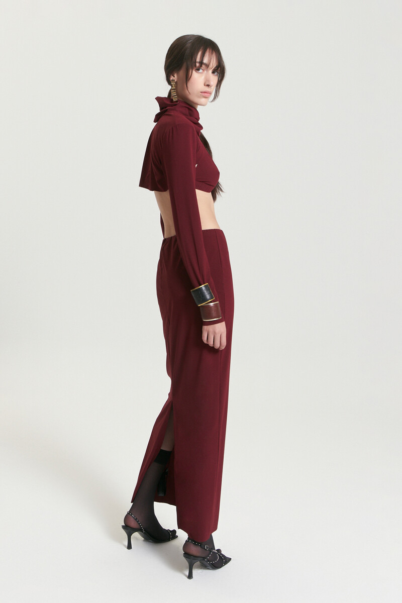 FALDA GALILEA Bordo