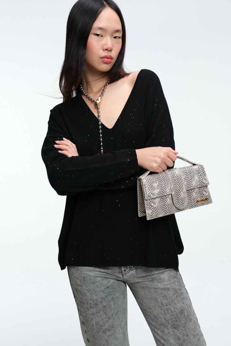 SWEATER V Negro