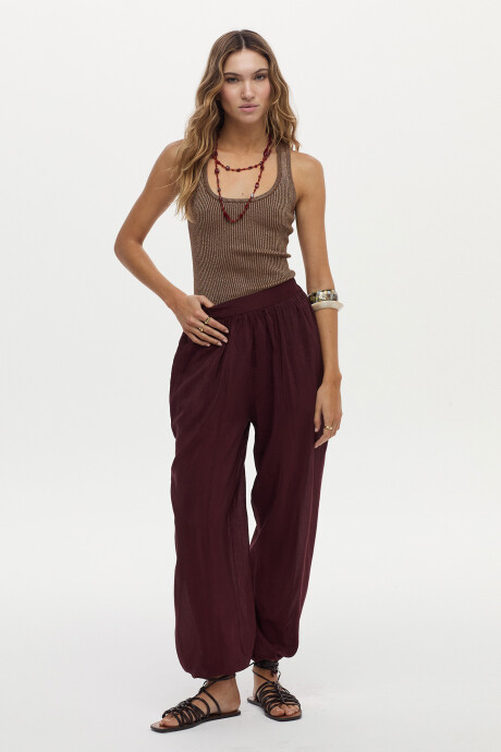 Babucha Rosel Bordo
