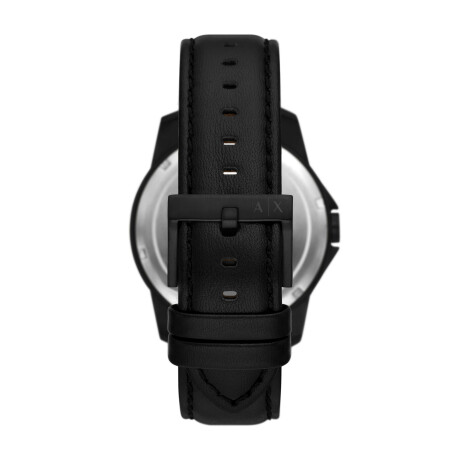 Reloj Armani Exchange Fashion Cuero Negro 0