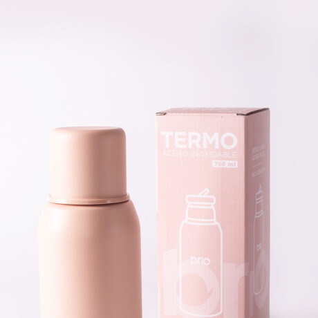 Termo Acero Inox 750 Ml brio Con Pico Cebador Rosa