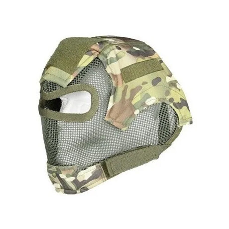 Máscara full face de rejilla para airsoft o paintball Multicam