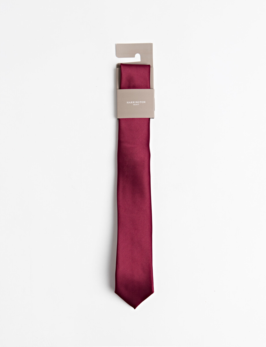 CORBATA LISA HARRINGTON LABEL - Bordo 
