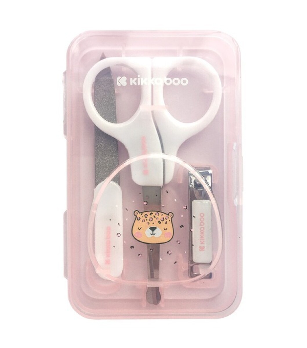 Set manicure cuidado uñas KIKKABOO - rosa 
