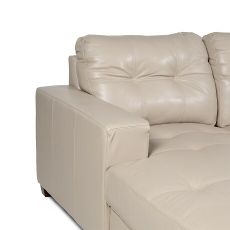 Rinconera Fargo - Cuero Básico - Chaise Izquierdo 519 (Beige)