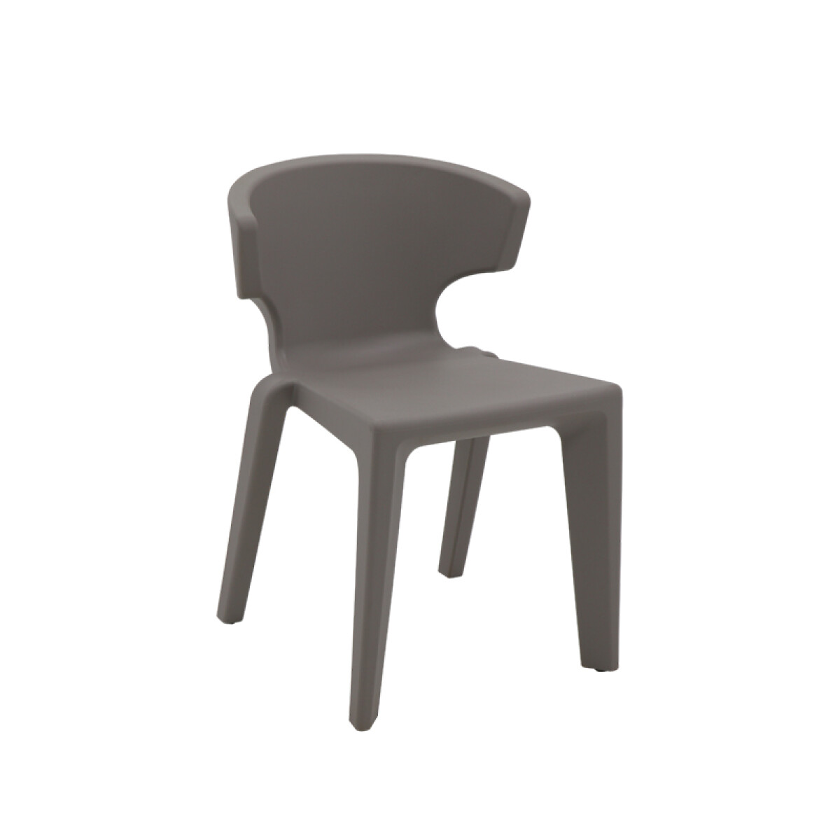 Silla apilable símil cemento "MARYLIN" -TRAMONTINA - TD0562 