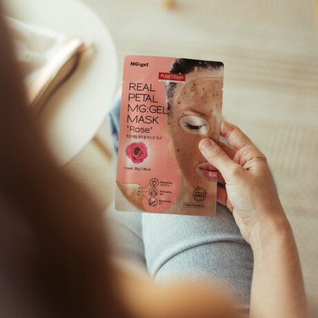 Mascarilla Facial Purederm Real Petal Mg: Mask Rose en Gel 1 Unidad Mascarilla Facial Purederm Real Petal Mg: Mask Rose en Gel 1 Unidad