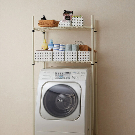 Contenedor organizador plastico 28x14x12cm Blanco