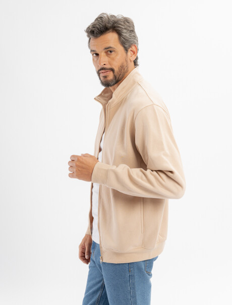 Campera felpa Marco beige