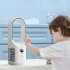 Ventilador Recargable Escritorio Sin Aspas Portatil Luz Led Variante Color Blanco