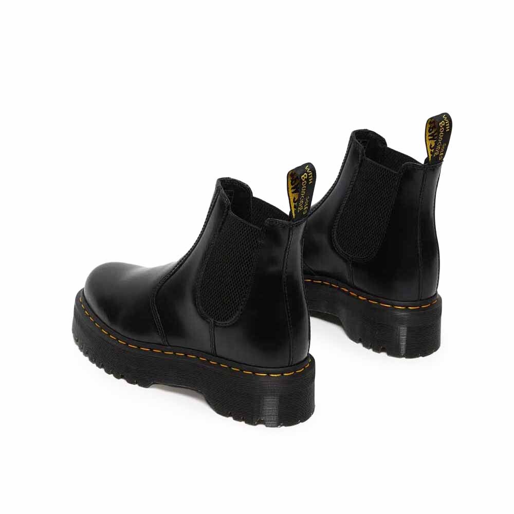 Botines Dr. Martens 2976 Quad Unisex Black Polished Smooth