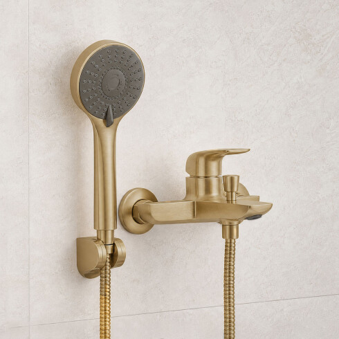 Grifería Ducha Exterior Epuyen FV Brushed Gold DORADO-BRUSHED GOLD