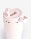 Artículos cocina Vasos y Botellas Vaso Metálico Con Manija Y Sorbete Flip - Blanco Crudo