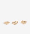 Sets Anillos Metal Dorado
