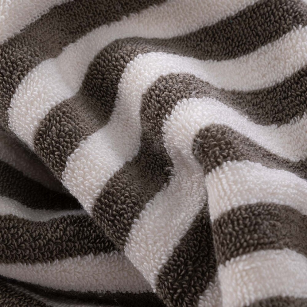 TOALLA SUPER BAÑO BAMBU VERDE BAMBÚ STRIPE