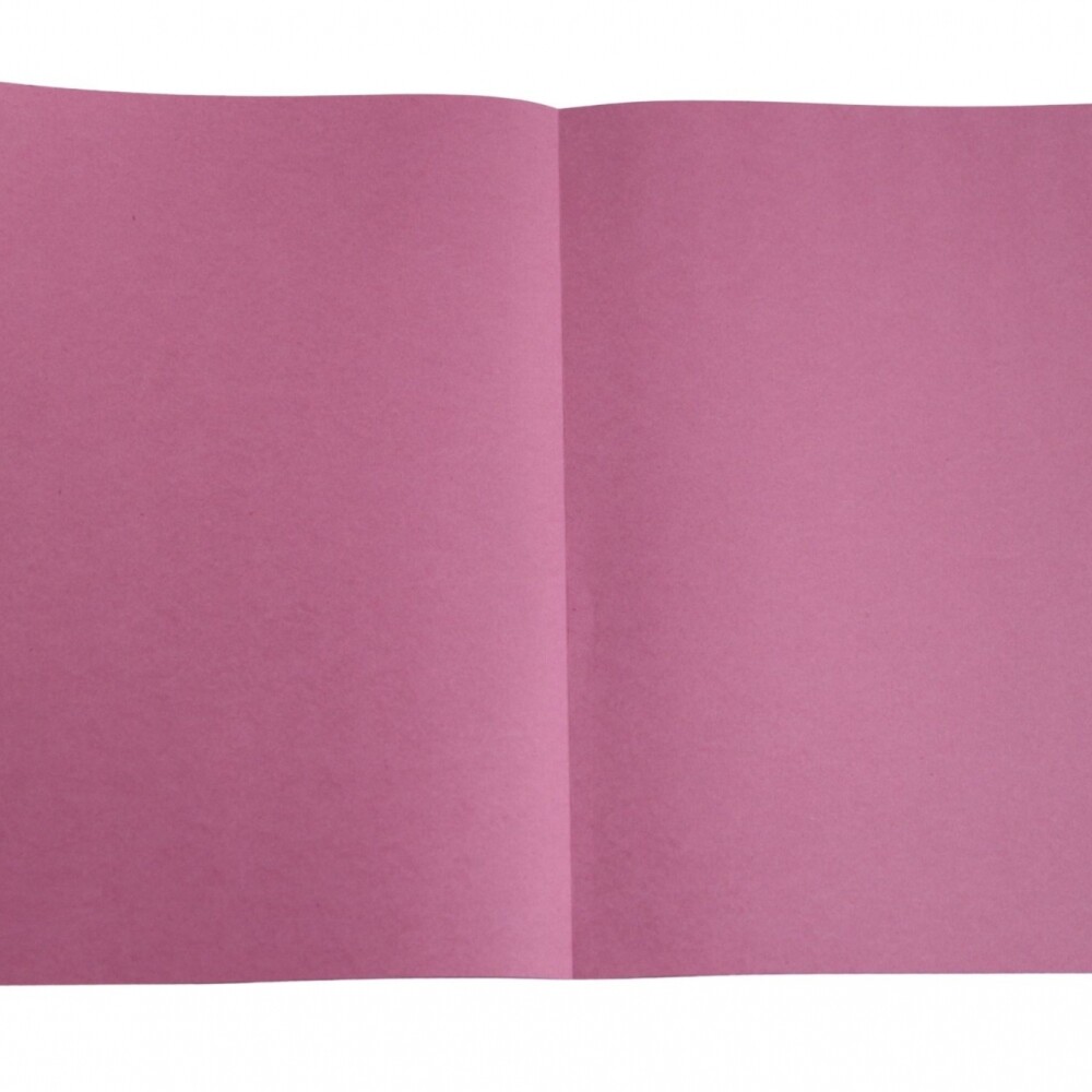 DOCENA DE CARPETAS DE CARTULINA PARA ESCRIBANIA COLOR ROSADO