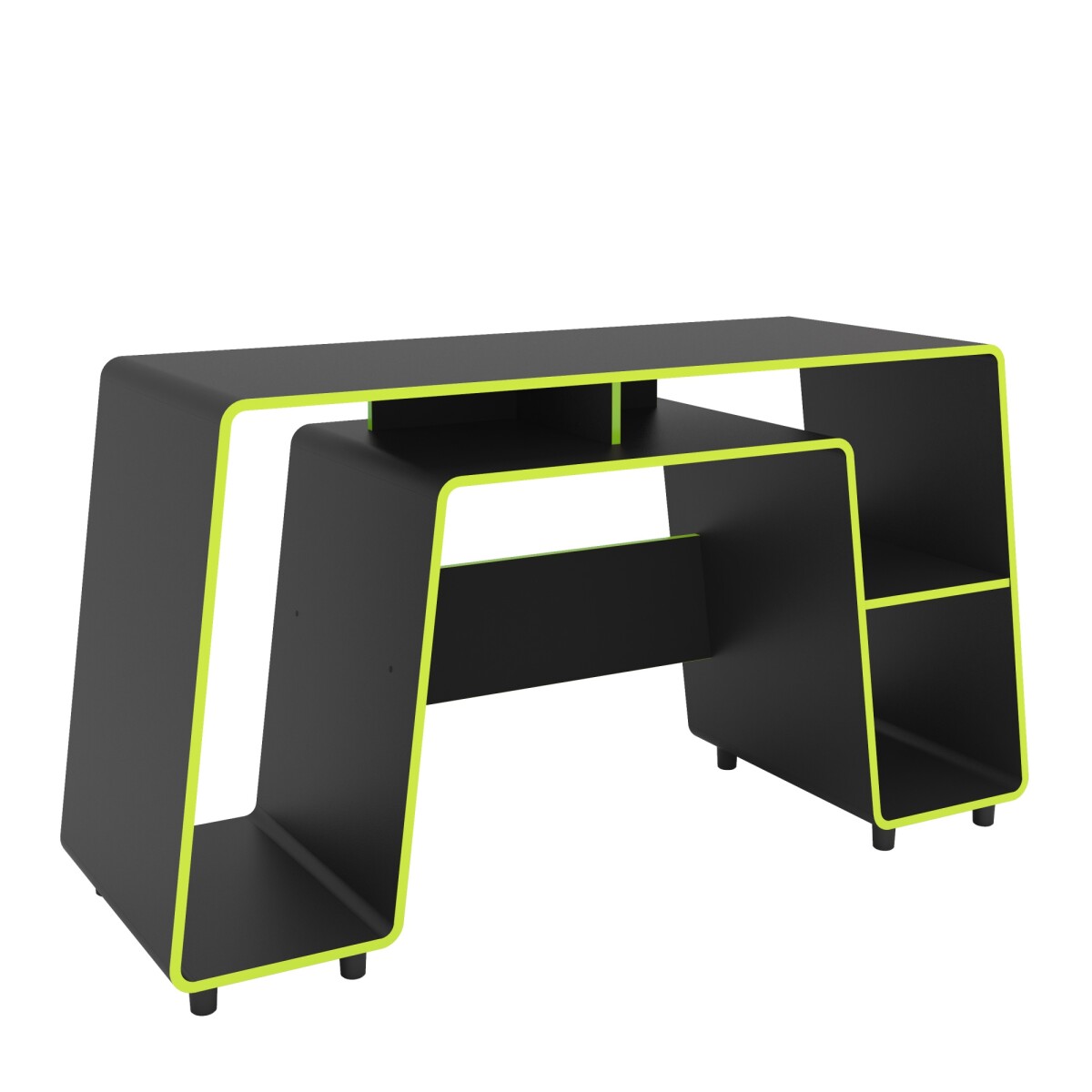 ESCRITORIO - MDP NEGRO GAMER LONDON 