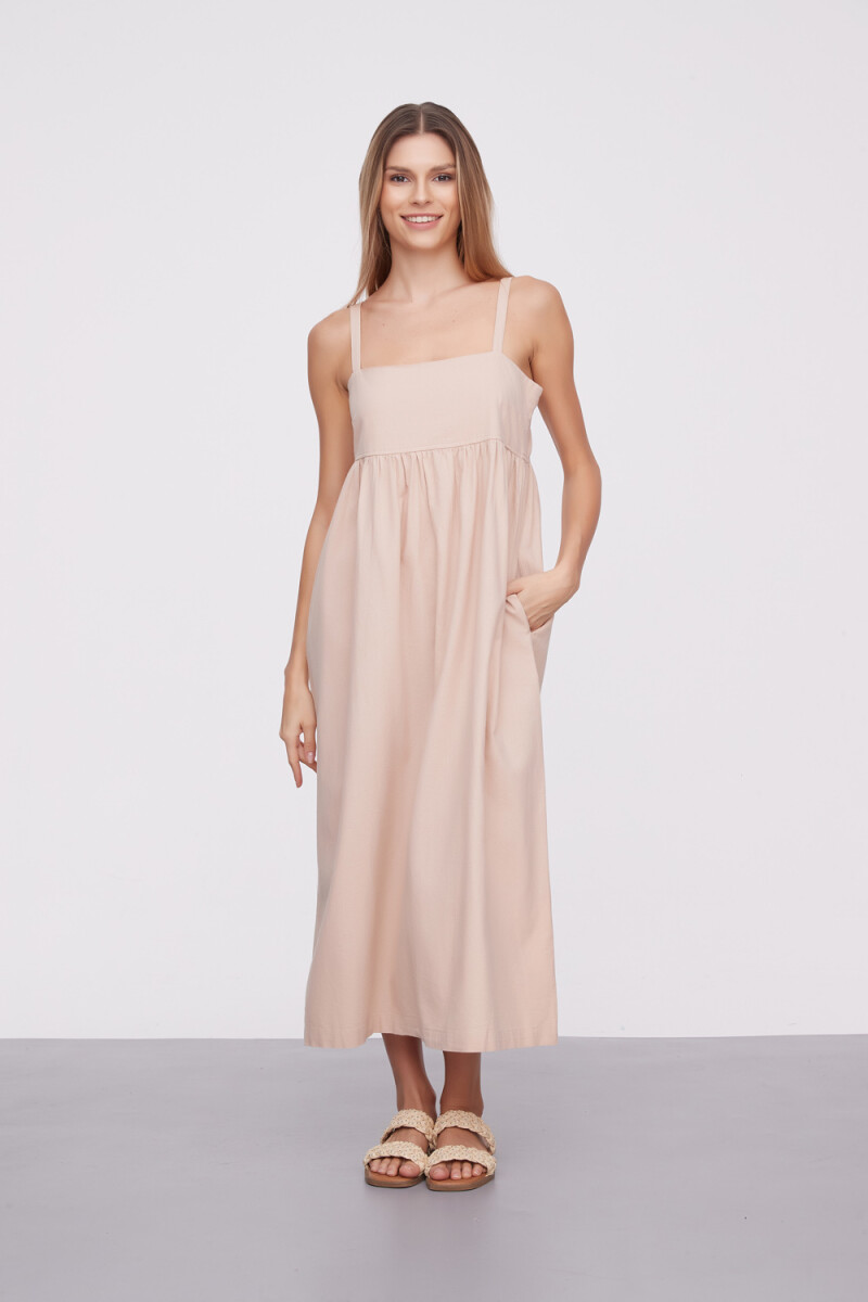 Vestido Milaka - Beige 