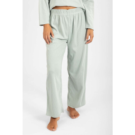 Pantalon cosy Verde claro