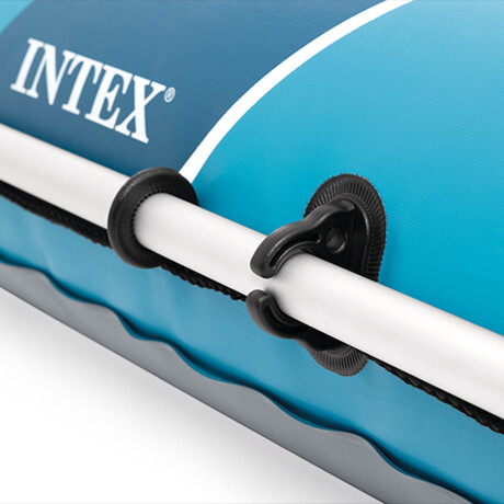 Bote Intex Gomón Inflable 5 Personas Remos Inflador 2