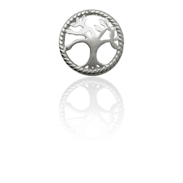 Dije Colgante Árbol de la Vida-Plata 925-Sin piedra-CP3228 sinpiedra