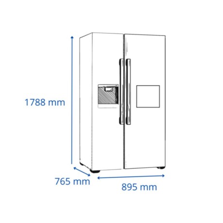 HELADERA JAMES SIDE BY SIDE INVERTER HELADERA JAMES SIDE BY SIDE INVERTER