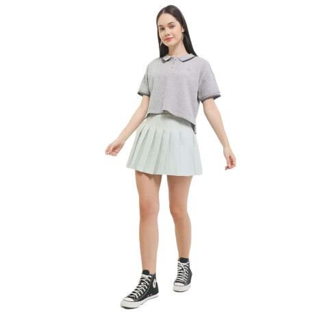 Remera Converse Sporty Waffle Polo Gris