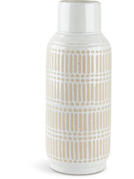 Jarrón GUSTAF Ø18xA47cm blanco Jarrón GUSTAF Ø18xA47cm blanco