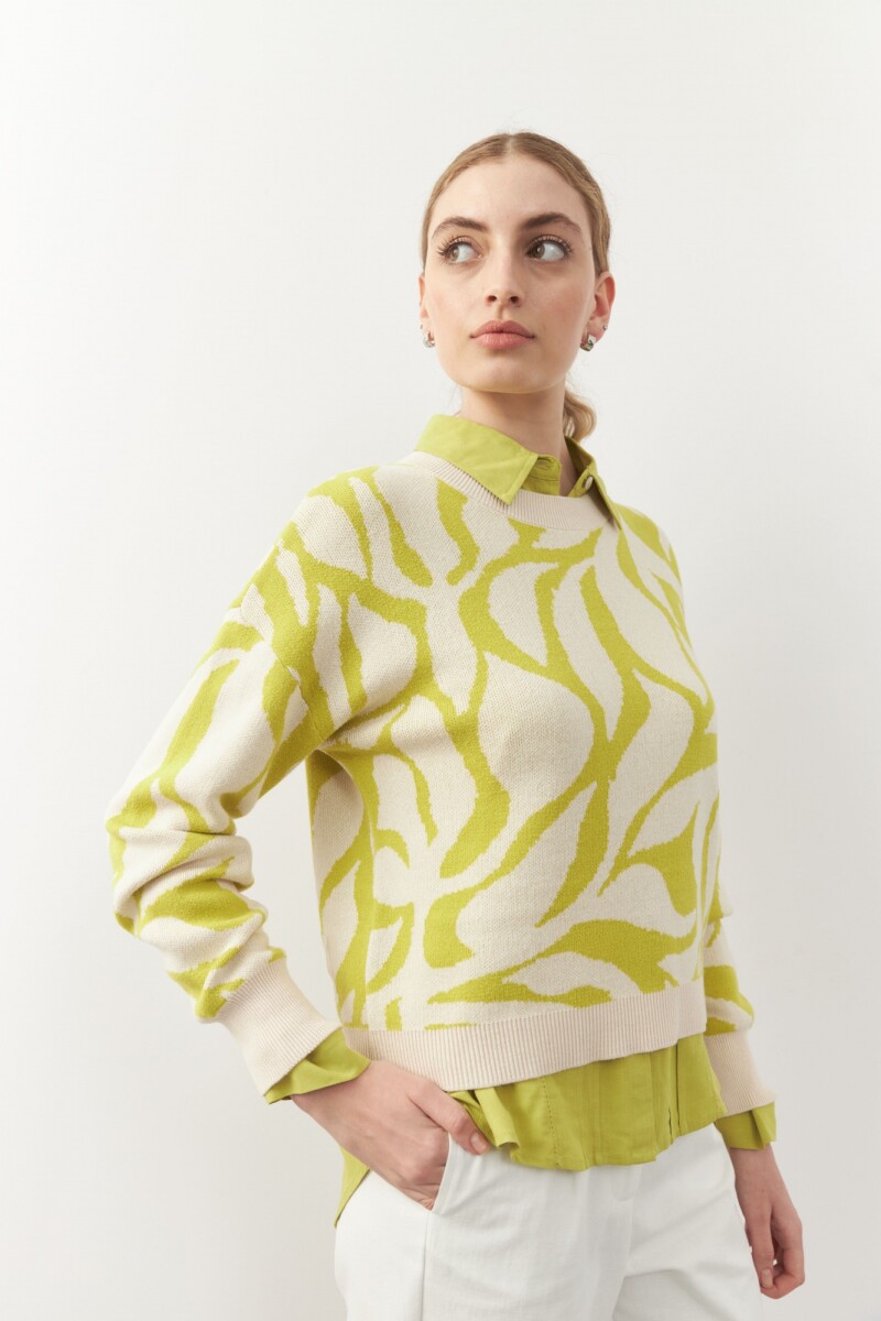 SWEATER ARAUCARIA Verde Manzana