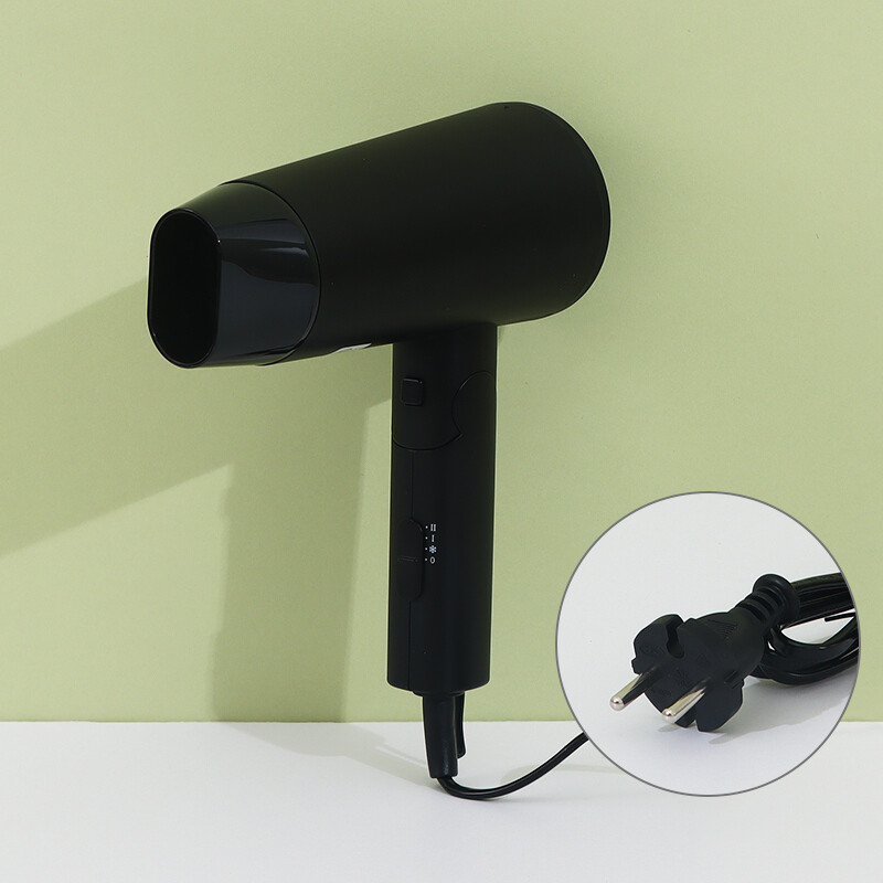 Secador De Pelo Plegable - Rce-8963 - Negro Mate Secador De Pelo Plegable - Rce-8963 - Negro Mate