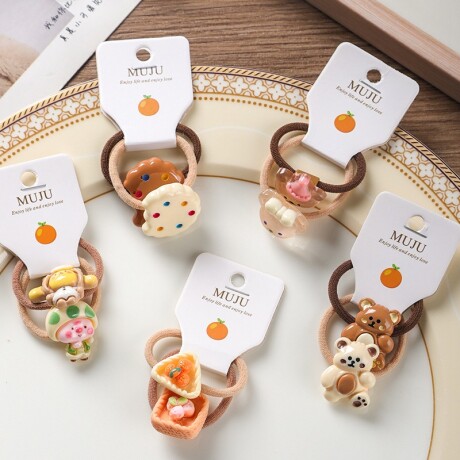 Set De 2 Colitas Marrón Set De 2 Colitas Marrón