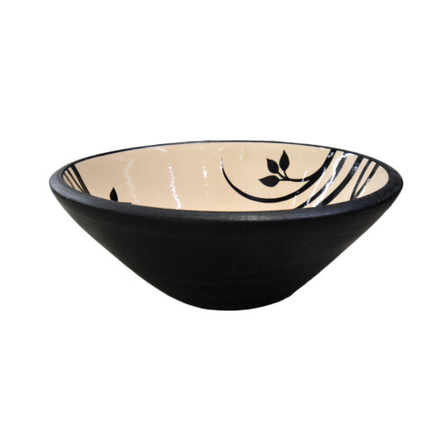 Bacha Rustica Eliptica De 30X120 Color Negra 000