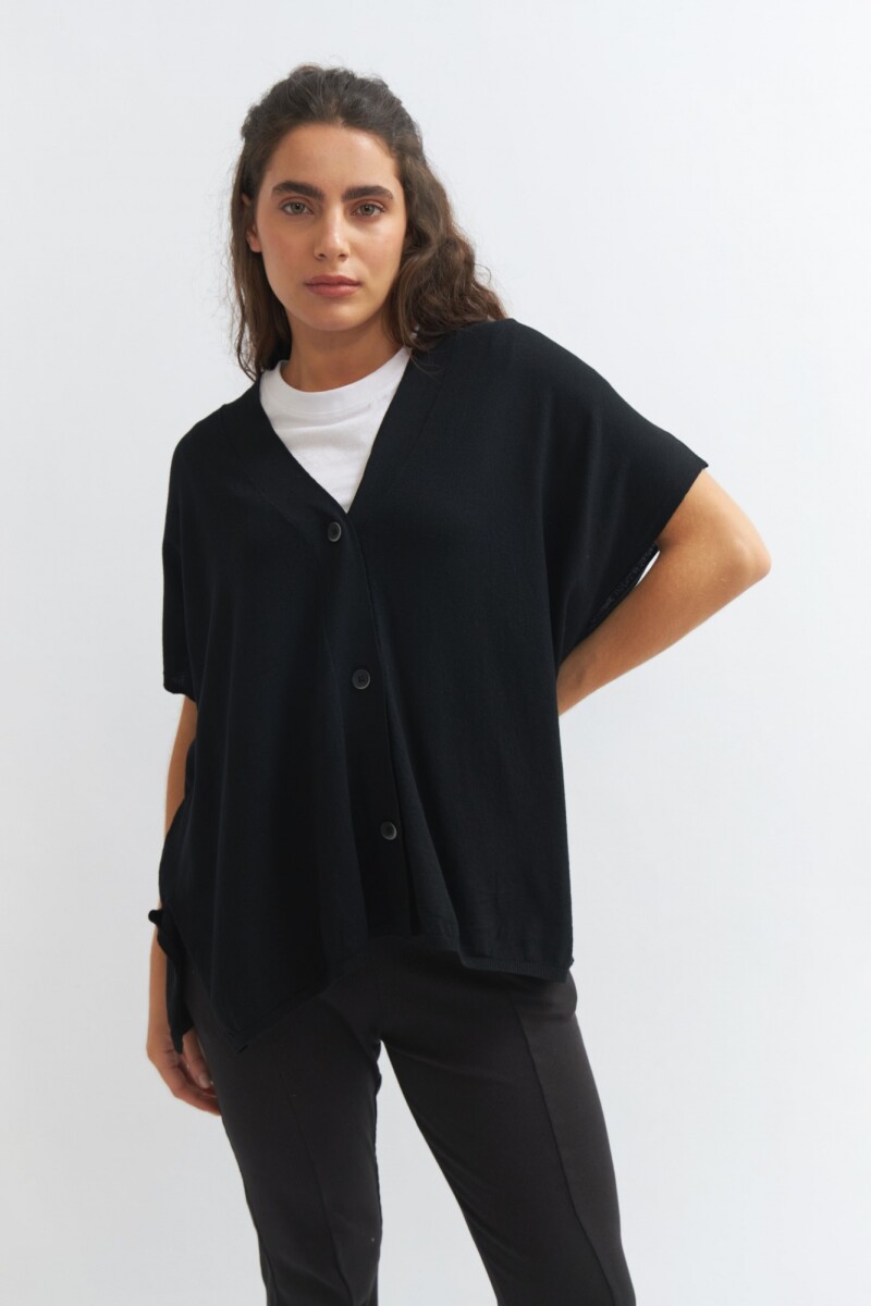 Cardigan oversized - Negro 