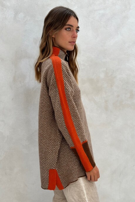 SWEATER CARLOTA MARRON