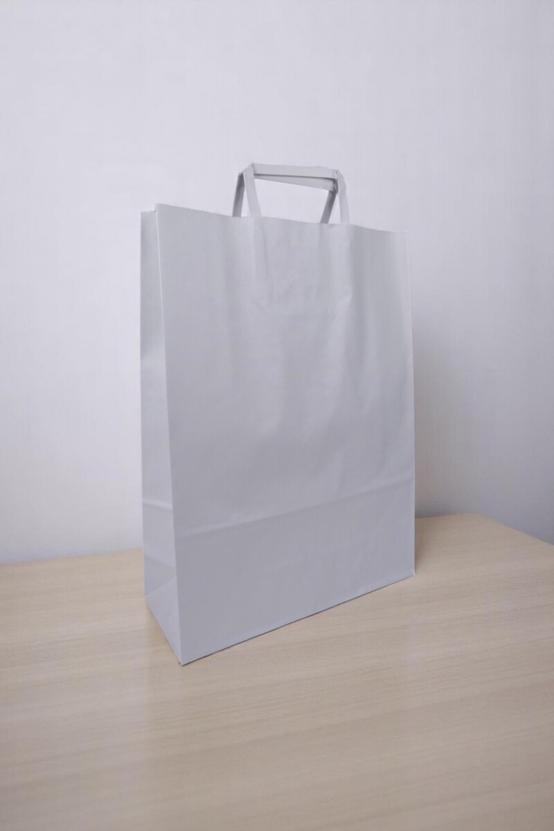 Bolsa lisa acuario 30x12x41 cm - BLANCO 
