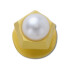 Jibbitz Gold Pentagon Pearl Multicolor