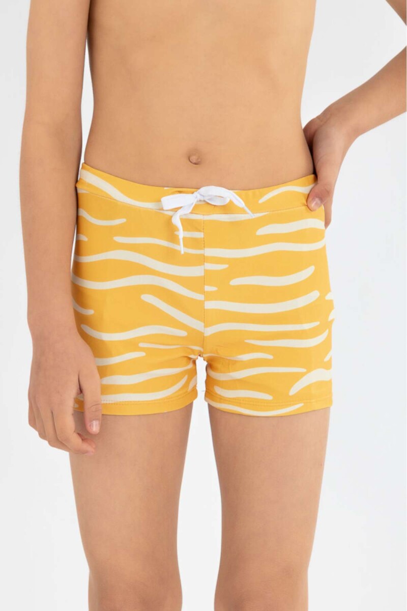 Short lycra 2-10a - Mostaza 