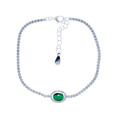 Pulsera de plata 925 con circonias. Pulsera de plata 925 con circonias.