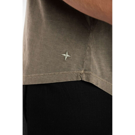 Remera Algodon Lavado Safari