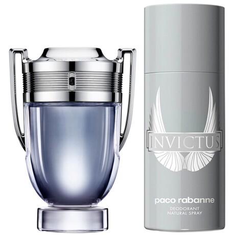 Set Perfume Paco Rabanne Invictus 100ml + Desodorante Set Perfume Paco Rabanne Invictus 100ml + Desodorante