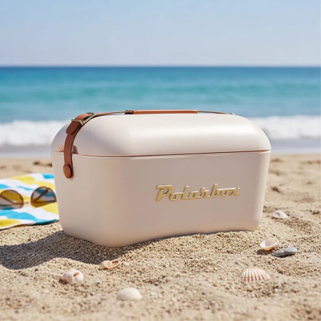 Conservadora Térmica Retro 20L Polarbox Playa Camping Viajes Perla Gold