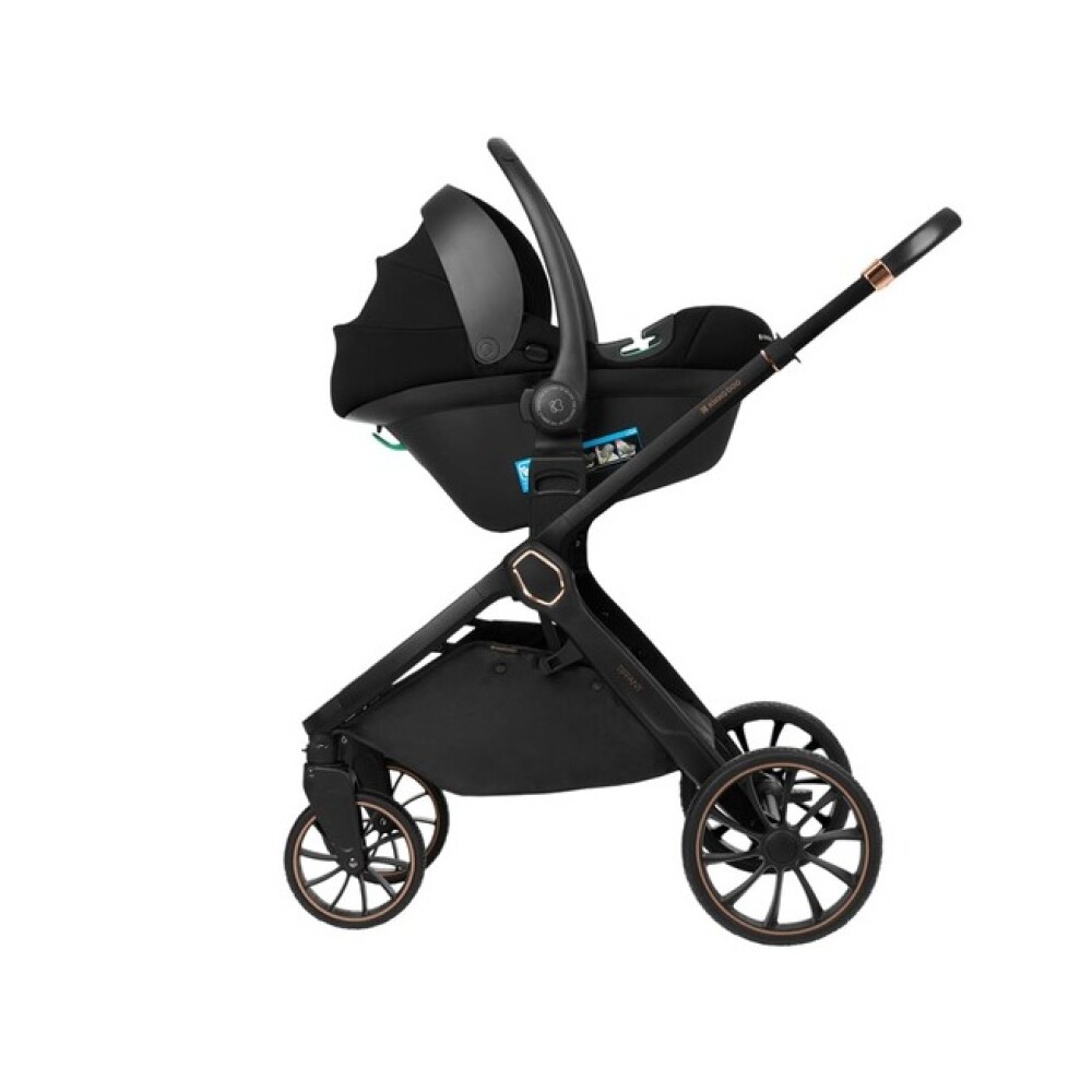 Travel system 4 en 1 TIFFANY ISOFIX KIKKABOO - Black Travel system 4 en 1 TIFFANY ISOFIX KIKKABOO - Black