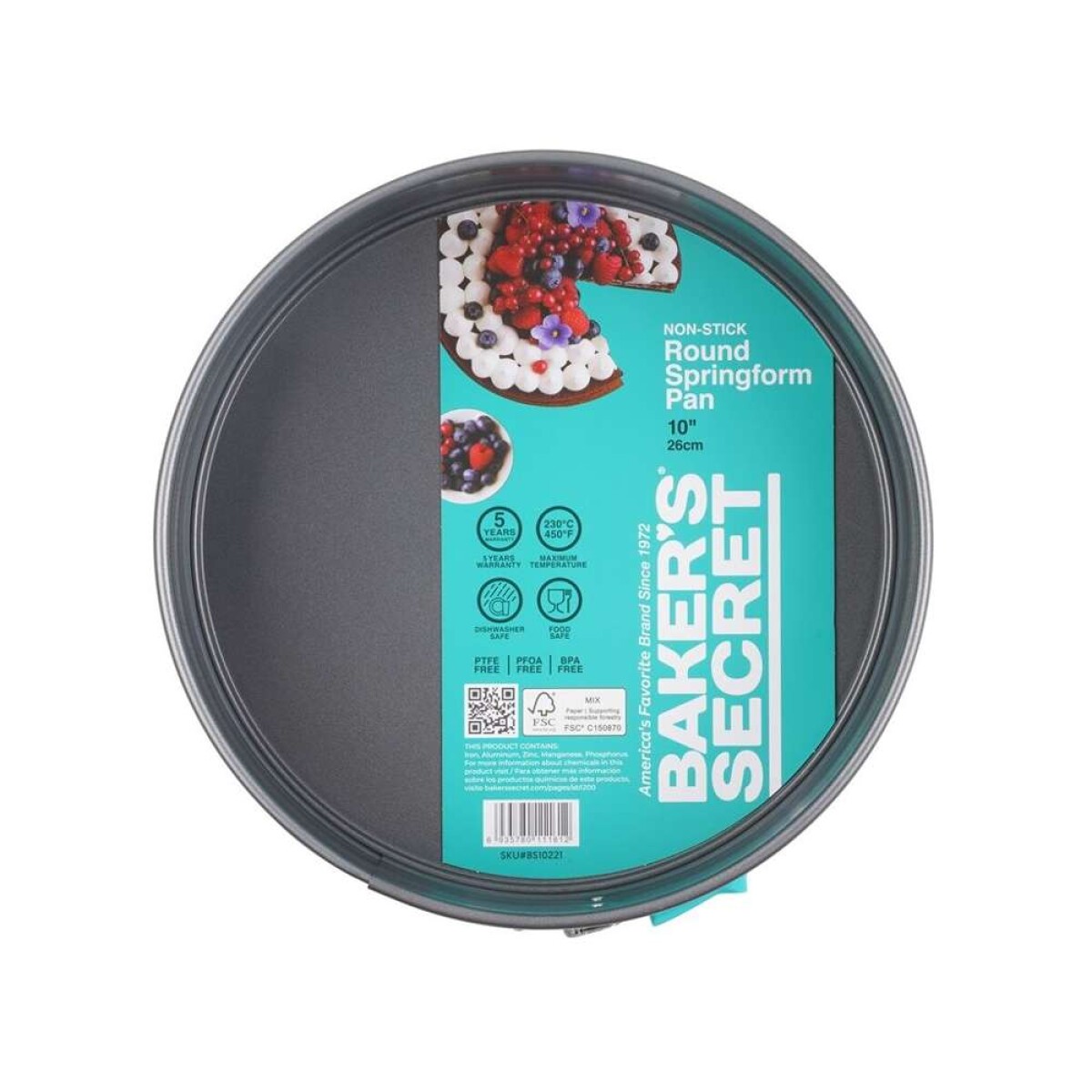 Tortera Desmontable Esp 04Mm Antiad D26Cm - Gris 