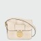Longchamp -Cartera pequeña de cuero, Box-trot Beige