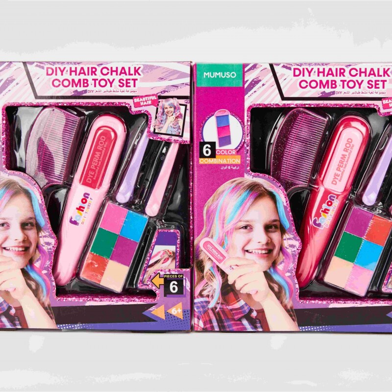 SET DE JUGUETE TIZA PARA EL CABELLO CON PEINE SET DE JUGUETE TIZA PARA EL CABELLO CON PEINE