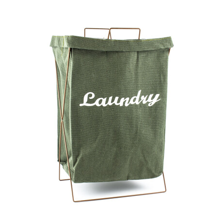 Cesto Plegable Laundry Verde