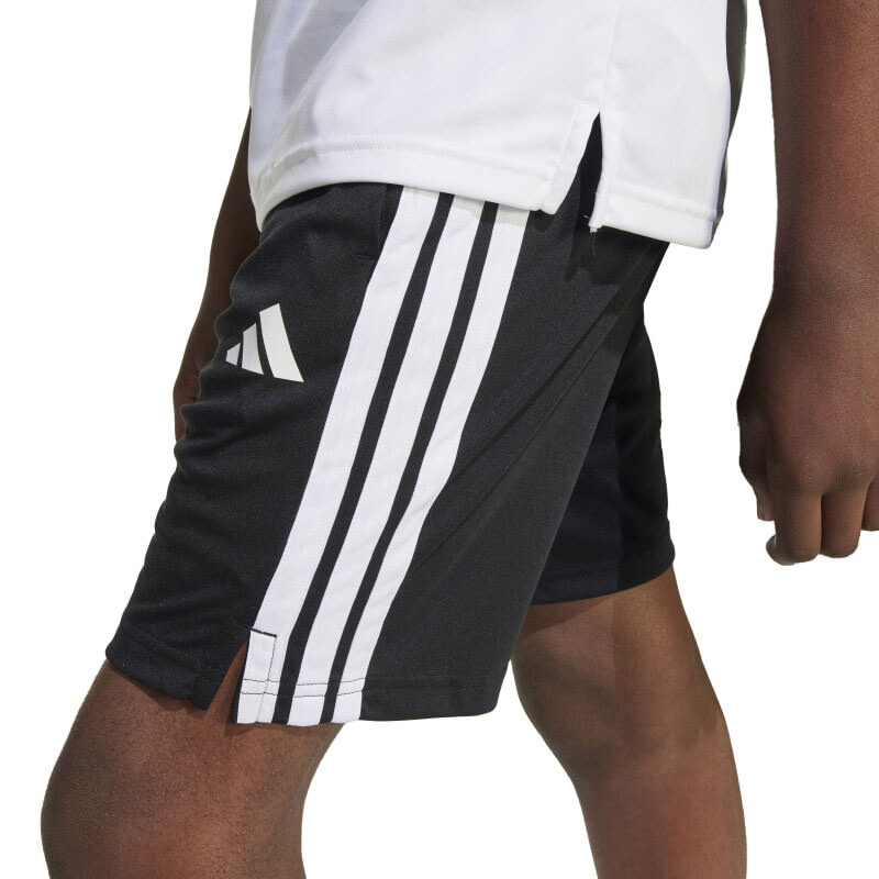 Short de Niños Adidas Es JRS Negro - Blanco
