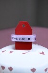Cinta Decorativa I Love You 10mt BLANCO